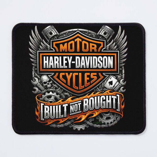 Item preview, Harley Davidson Built Not Bought Vintage Custom Motorcycle Graphic designed and sold by enzoade.