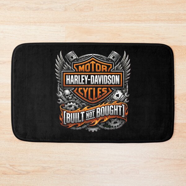 Item preview, Harley Davidson Built Not Bought Vintage Custom Motorcycle Graphic designed and sold by enzoade.