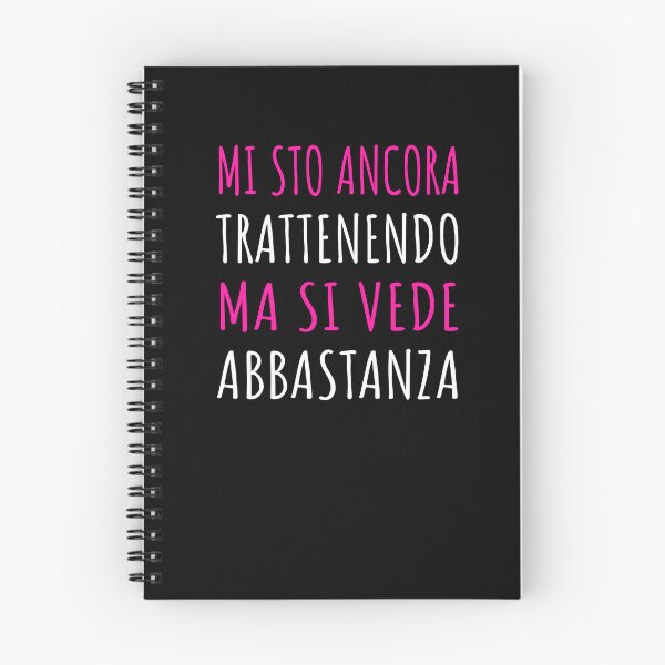 Artikelvorschau, Mi Sto Ancora Trattenendo Ma Si Vede Abbastanza - Divertente entworfen und verkauft von SayItAnyway.