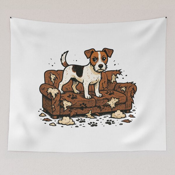 Item preview, Jack Russell Terrier Comic Chaos Design designed and sold by Pineapple-Tree.
