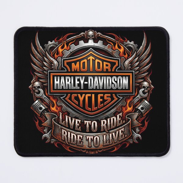 Item preview, Harley Davidson Live To Ride Ride To Live Custom Bike Rider Artwork designed and sold by enzoade.