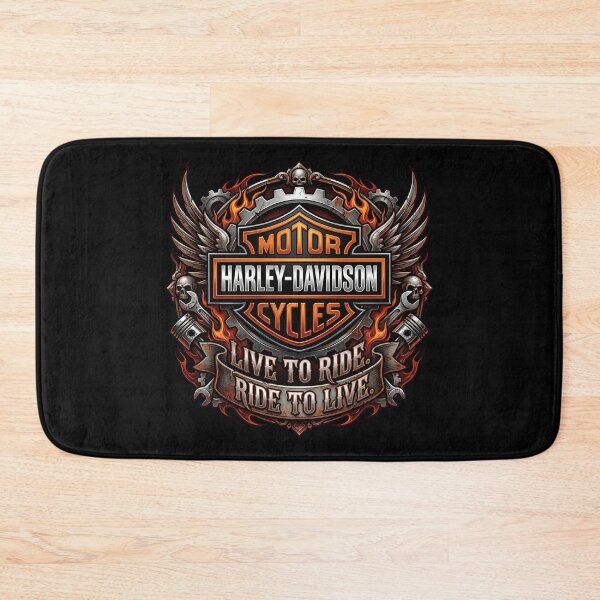Item preview, Harley Davidson Live To Ride Ride To Live Custom Bike Rider Artwork designed and sold by enzoade.