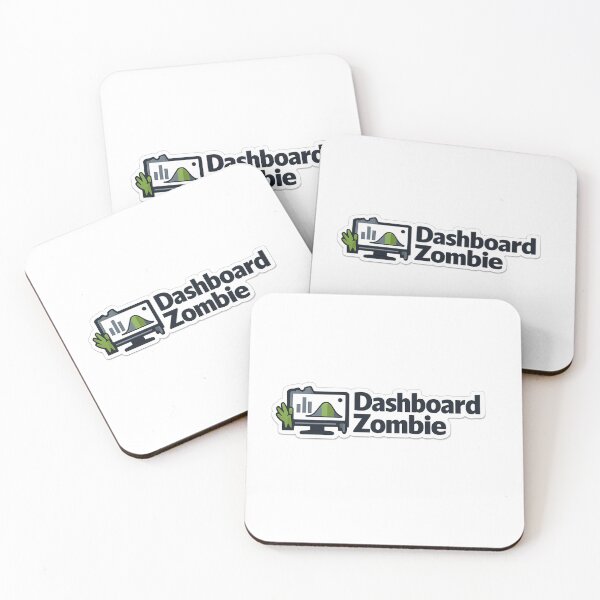 Item preview, Dashboard Zombie – Funny Analytics Sticker designed and sold by BrightMindPrint.