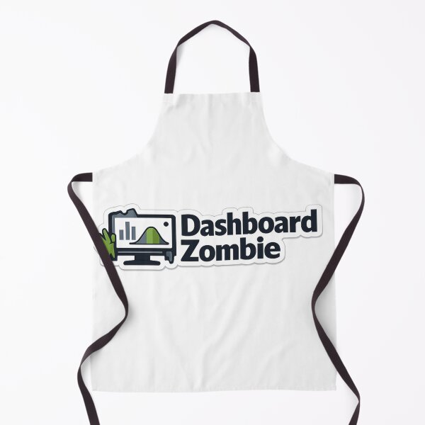 Item preview, Dashboard Zombie – Funny Analytics Sticker designed and sold by BrightMindPrint.