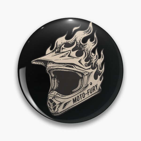 Item preview, Motocross Helmet - Racing - On Fire designed and sold by RaceDayRags.