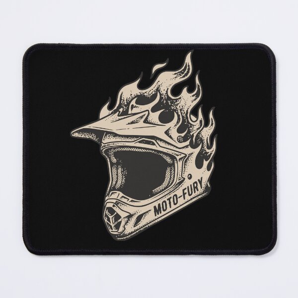 Item preview, Motocross Helmet - Racing - On Fire designed and sold by RaceDayRags.