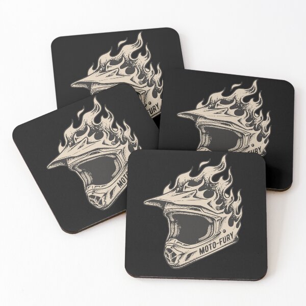 Item preview, Motocross Helmet - Racing - On Fire designed and sold by RaceDayRags.