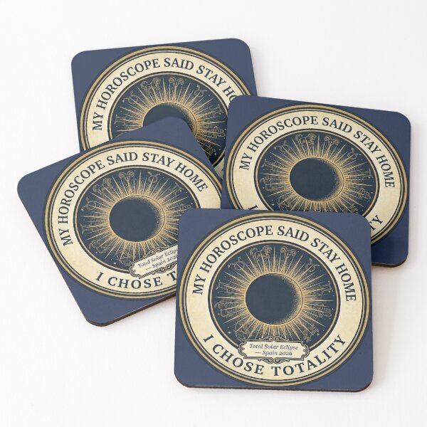 Item preview, My Horoscope Said Stay Home Solar Eclipse Spain 2026 designed and sold by CalmCapy Co.