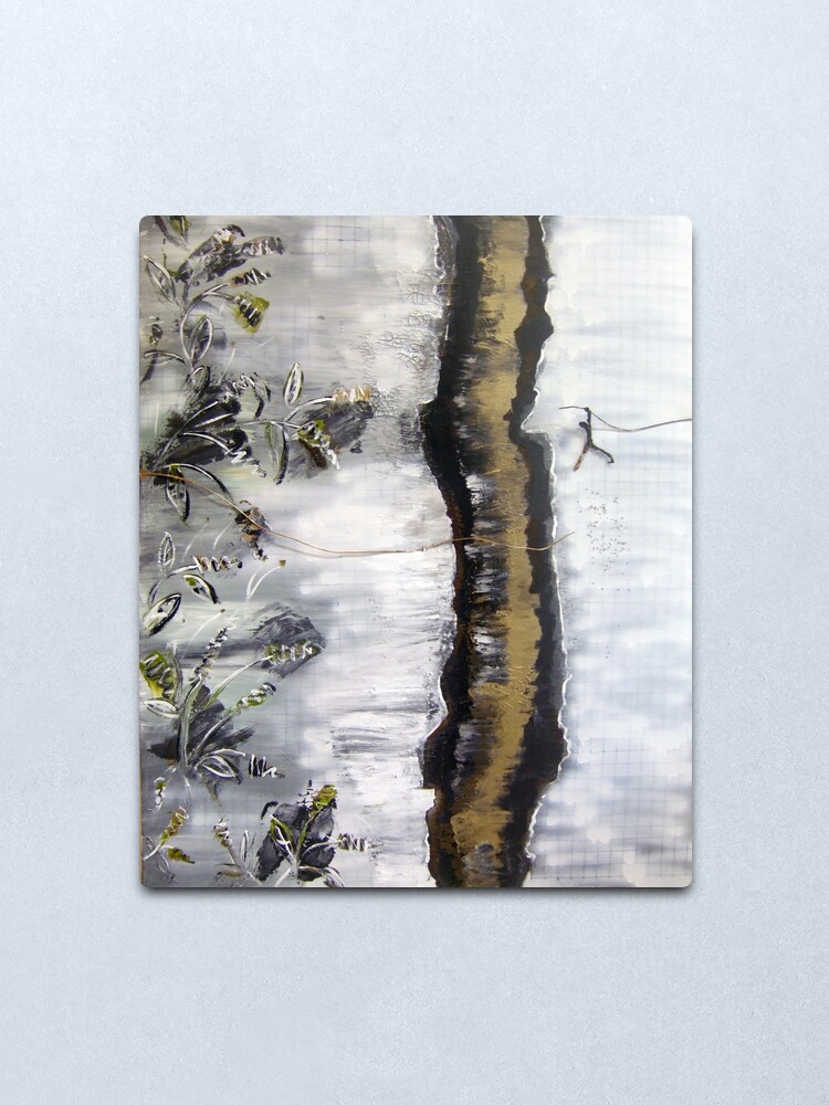 Alternate view of Golden Times IV Metal Print