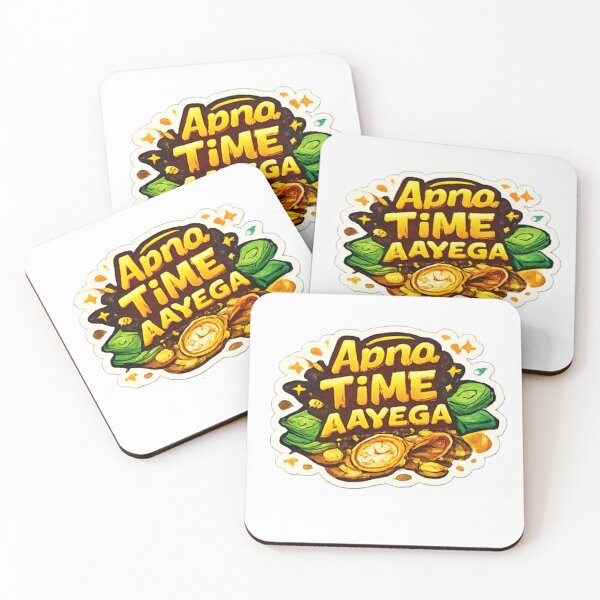 Item preview, Apna Time Aayega Motivational Sticker | Hustle Aesthetic designed and sold by Jyotisima8929.
