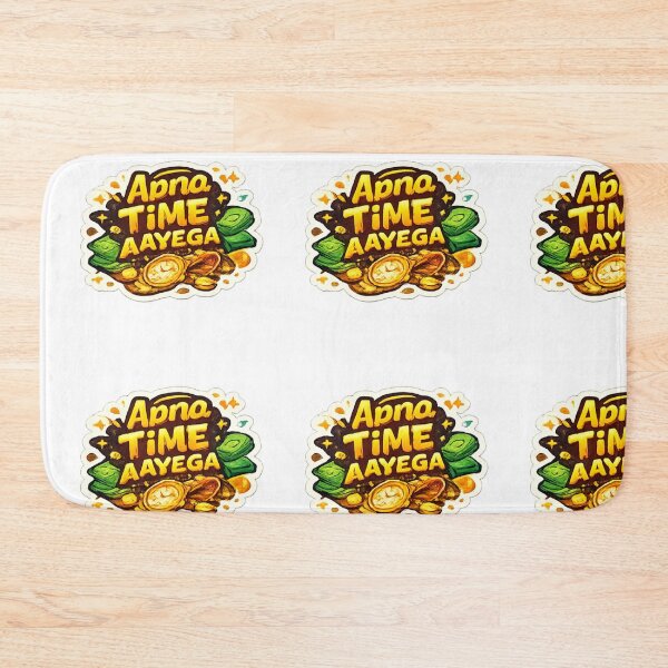 Item preview, Apna Time Aayega Motivational Sticker | Hustle Aesthetic designed and sold by Jyotisima8929.