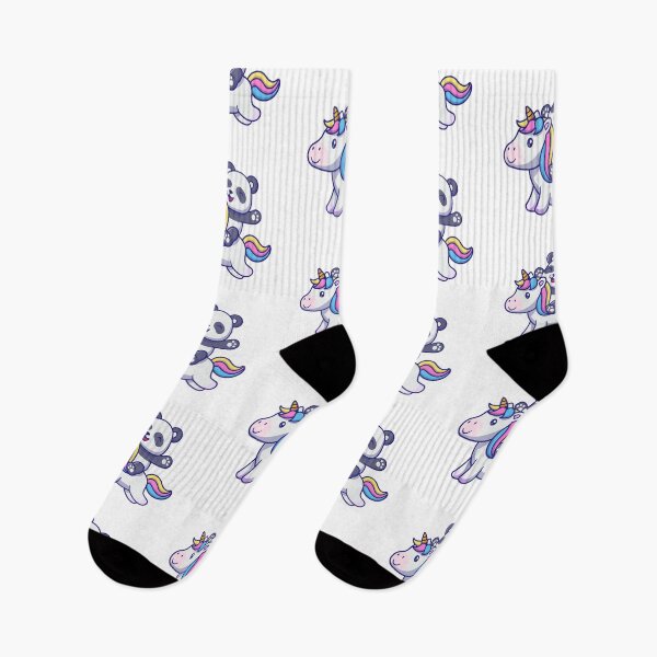 Item preview, Cute Panda Riding Magical Unicorn Illustration designed and sold by Jerbilsmouse.