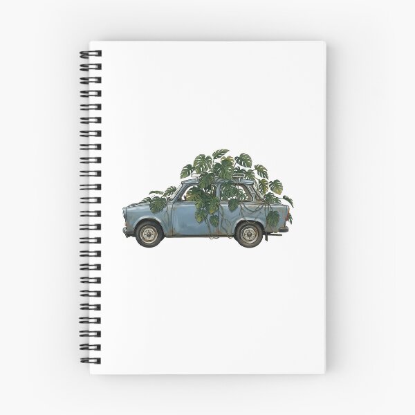 Item preview, Vintage East German Compact with Monstera — Blue Art Print designed and sold by WildRelicsArt.