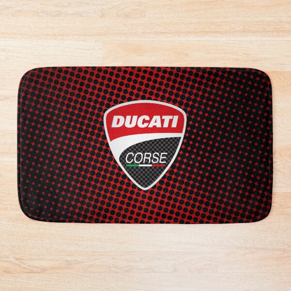 Item preview, Ducati Corse on red carbon fibre background designed and sold by fullstackphotos.