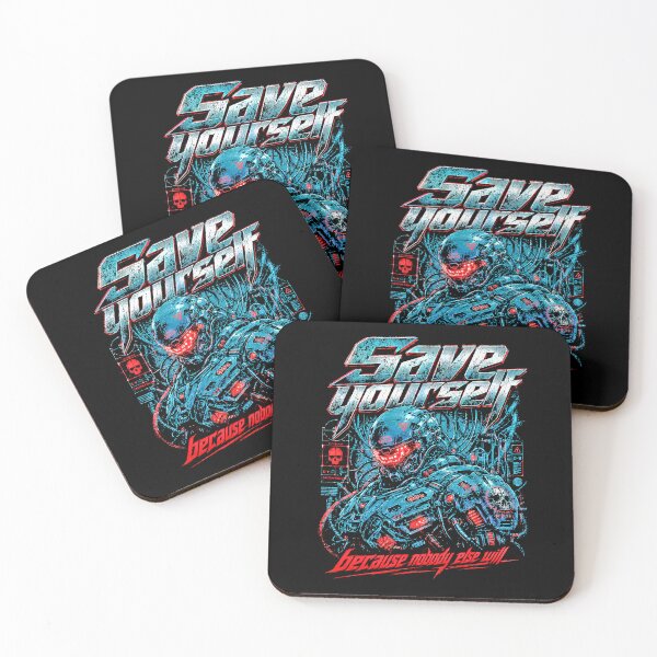 Item preview, Save Yourself Nobody Else Will Cyberpunk  designed and sold by graphixpolash.