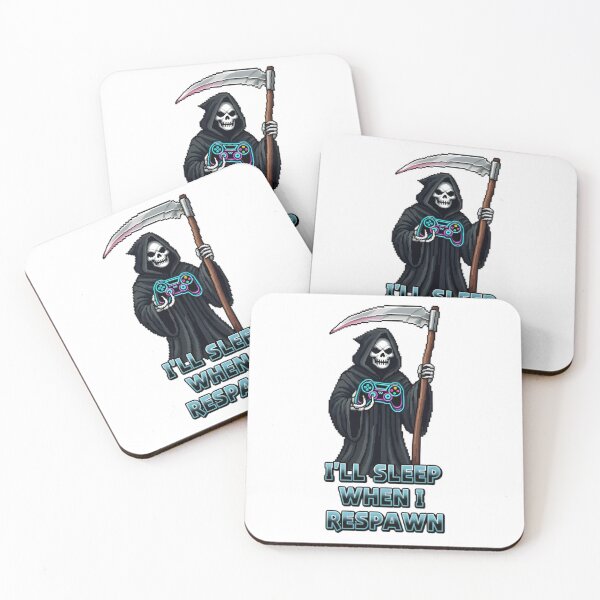 Item preview, Grim Reaper Gaming Pixel Art Funny Quote designed and sold by RetroPixel Apparel.