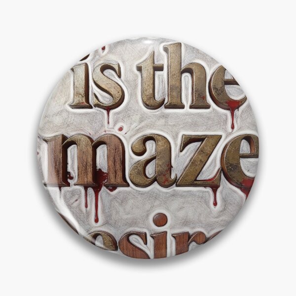 Item preview, Pleasure Is The Maze Desire Is The Trap – Gothic Quote Art designed and sold by Hen-C-Art.