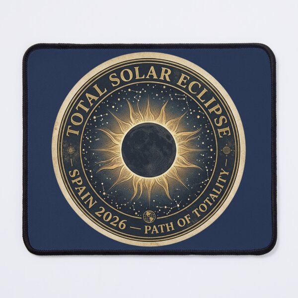Item preview, Total Solar Eclipse 2026 Spain Path of Totality designed and sold by CalmCapy Co.