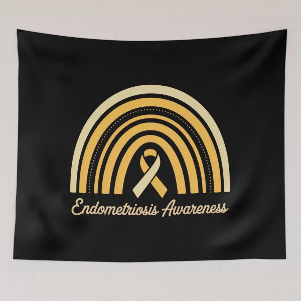 Item preview, Endometriosis Awareness Rainbow Car Decal designed and sold by TrinaEspinoza.