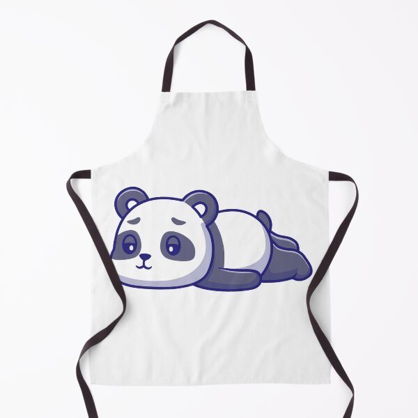 Item preview, Cute Lazy Tired Panda Lying Down Illustration designed and sold by Jerbilsmouse.