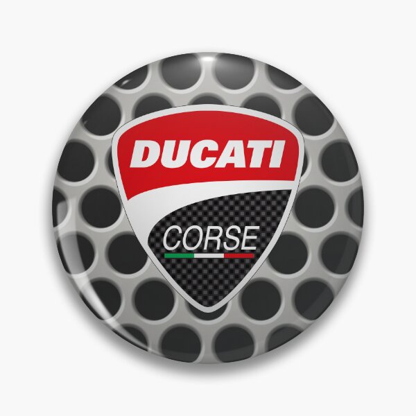 Item preview, Ducati Corse logo on gray carbon fibre background designed and sold by fullstackphotos.