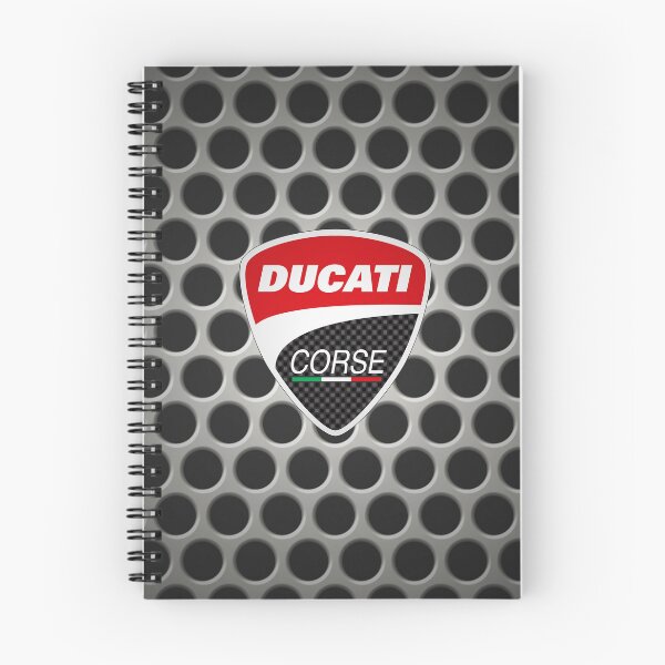 Item preview, Ducati Corse logo on gray carbon fibre background designed and sold by fullstackphotos.