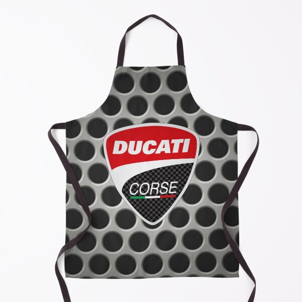 Item preview, Ducati Corse logo on gray carbon fibre background designed and sold by fullstackphotos.