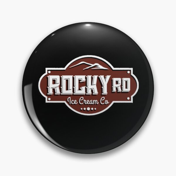 Item preview, Rocky Road Ice Cream Co Vintage Brown Logo designed and sold by Jerbilsmouse.