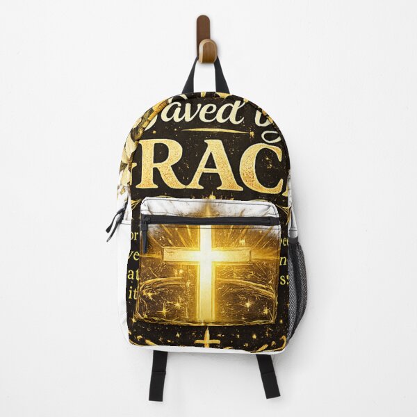 Item preview, Saved by the grace Christian quote design  designed and sold by Jesusloverbrand.