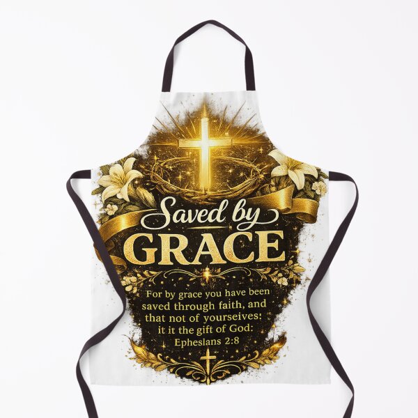 Item preview, Saved by the grace Christian quote design  designed and sold by Jesusloverbrand.