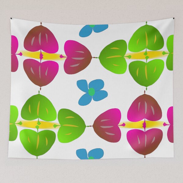 Item preview, Colorful Abstract Leaf Seamless Pattern with Floral Decorative Background designed and sold by Ei-Ei.