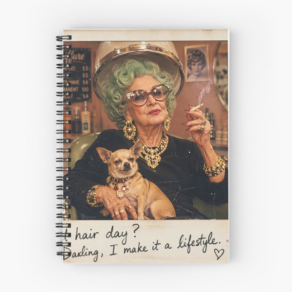 Item preview, ¡Qué buen pelo, sin preocupaciones! – La reina de los salones de belleza vintage. designed and sold by Image Creative.