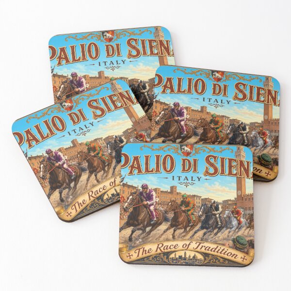 Item preview, Palio di Siena Italy Vintage Horse Race Poster designed and sold by Koalangel.