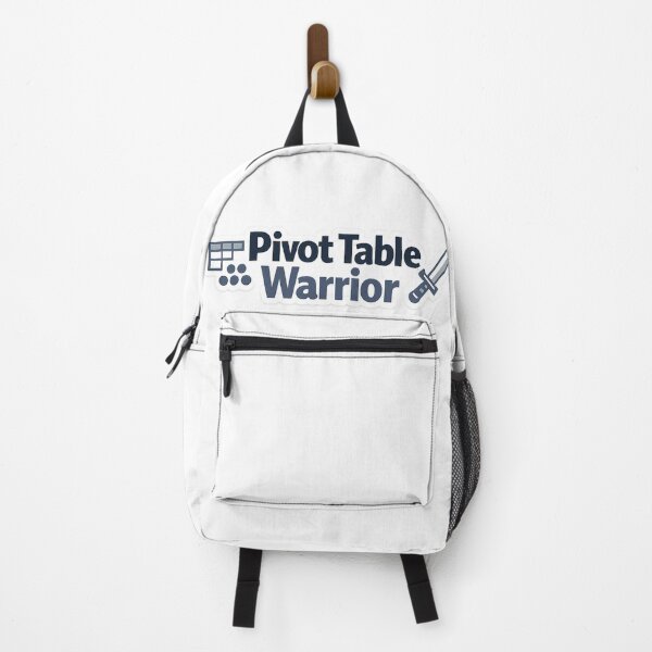 Item preview, Pivot Table Warrior – Excel Humor Sticker designed and sold by BrightMindPrint.