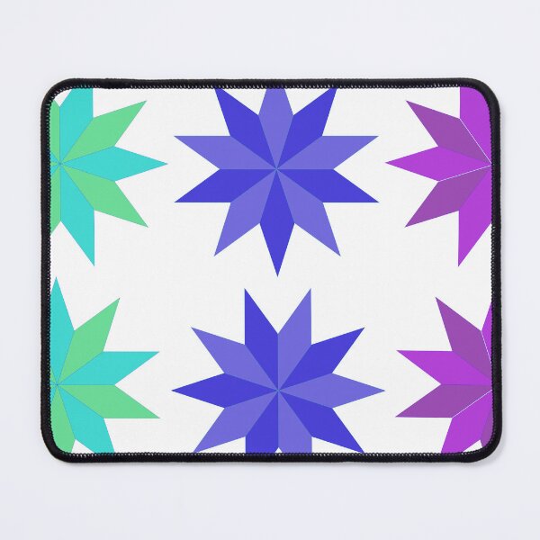 Item preview, Geometric Star Seamless Pattern with Colorful Abstract Eight Point Shapes designed and sold by EiArtist.