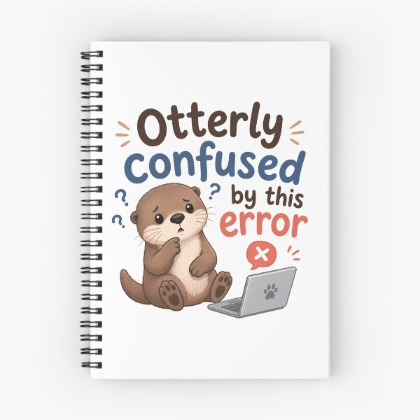 Item preview, Otterly Confused by This Error designed and sold by Itai Doshin.