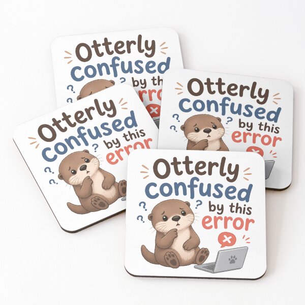 Item preview, Otterly Confused by This Error designed and sold by Itai Doshin.