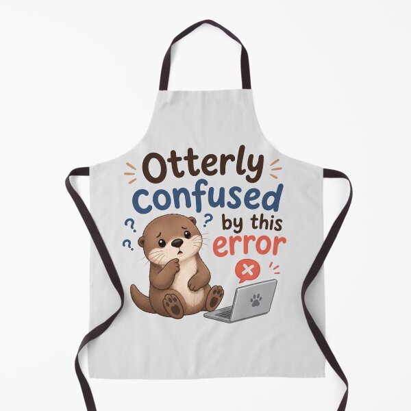 Item preview, Otterly Confused by This Error designed and sold by Itai Doshin.