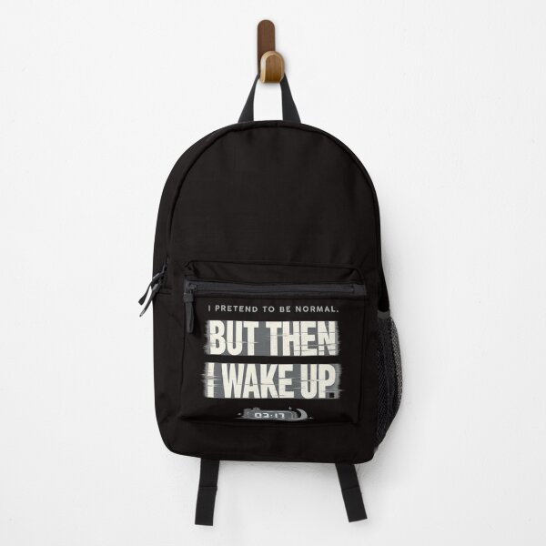 Item preview, I Pretend To Be Normal – Glitch Wake Up Quote designed and sold by FrameFlow.