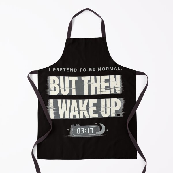 Item preview, I Pretend To Be Normal – Glitch Wake Up Quote designed and sold by FrameFlow.