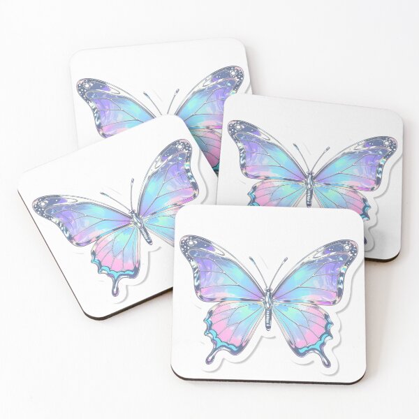 Item preview, Retro Y2K Holographic Butterfly  90s Aesthetic Iridescent Design designed and sold by Lyrical Soul.