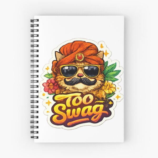 Item preview, Too Swag Indian Cat Sticker | Funny Desi Cool Cat Aesthetic designed and sold by Jyotisima8929.