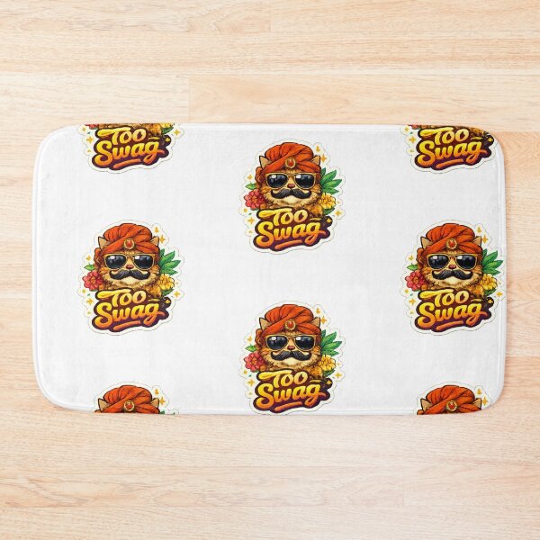 Item preview, Too Swag Indian Cat Sticker | Funny Desi Cool Cat Aesthetic designed and sold by Jyotisima8929.