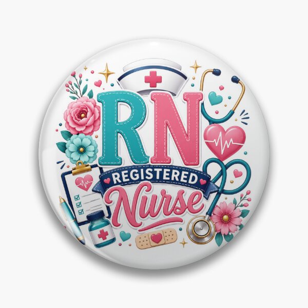 Item preview, RN Registered Nurse Design designed and sold by Partoon-dp.