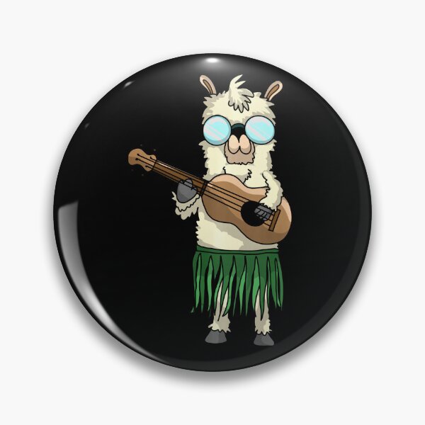 Item preview, Cute Llama Hawaii Ukulele Funny Hawaiian Guitar Player Gift designed and sold by Littermin.
