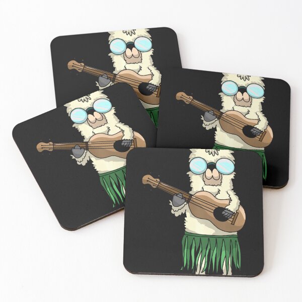 Item preview, Cute Llama Hawaii Ukulele Funny Hawaiian Guitar Player Gift designed and sold by Littermin.