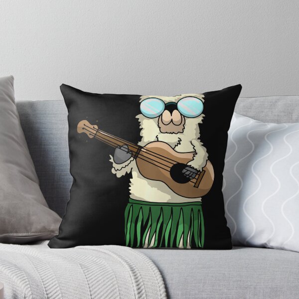Item preview, Cute Llama Hawaii Ukulele Funny Hawaiian Guitar Player Gift designed and sold by Littermin.