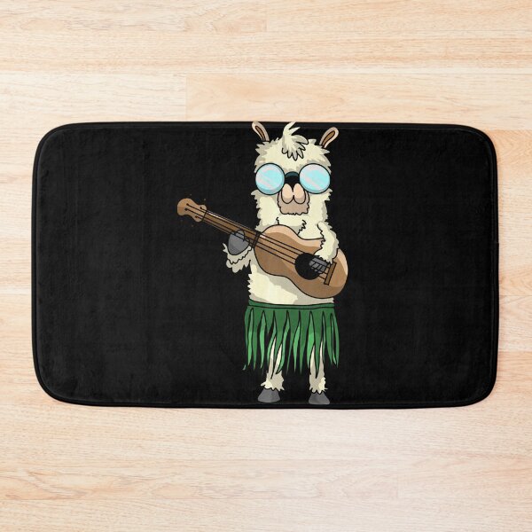 Item preview, Cute Llama Hawaii Ukulele Funny Hawaiian Guitar Player Gift designed and sold by Littermin.