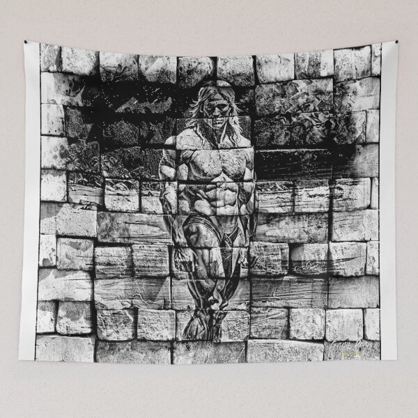 Item preview, Jungle Man On A Wall  Muscle  Gary Dean Designs  Digital Art designed and sold by GaryDeanDesigns.