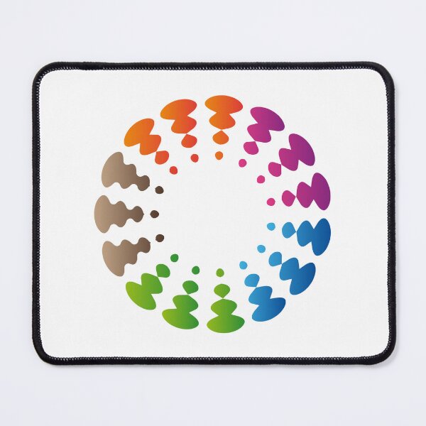 Item preview, Abstract Rainbow Geometric Circle Mandala Art designed and sold by SolutionsArt.